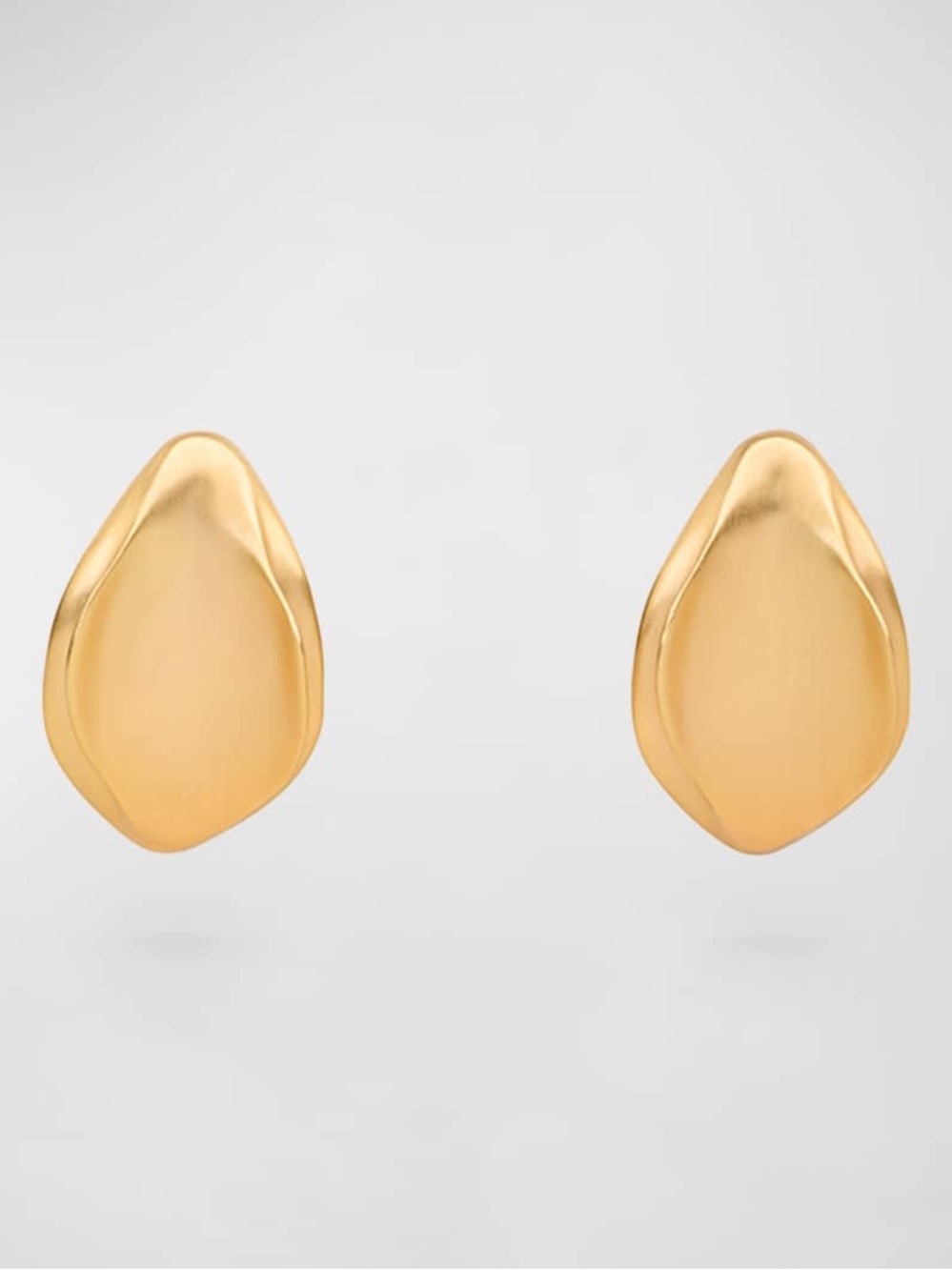 Price Firm - CULT GAIA Erin Brass Earrings - Brushed Brass